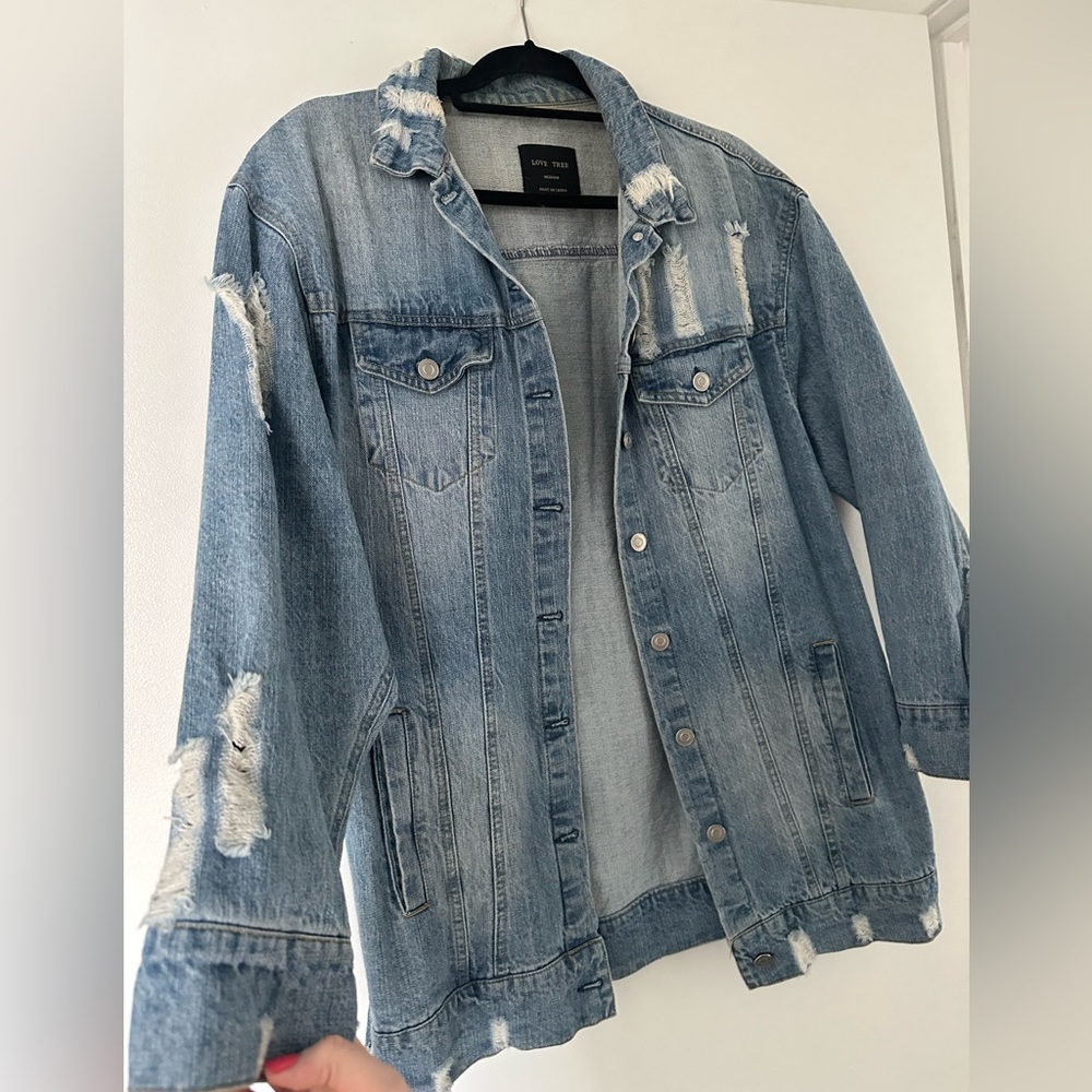 Love Tree Denim Jacket. Size: M. - Picture 2 of 5